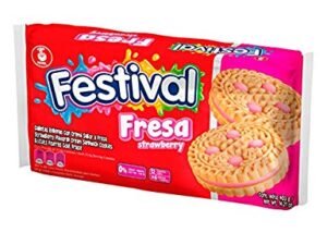 GALLETAS FESTIVAL  FRESA 12X6 UND (3071)