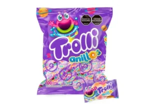GOMA TROLLI ANILLOS  X 100UND (N1236)