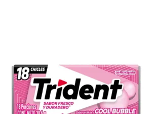 CHICLE TRIDENT AMERICANO  TUTI FRUTI X12 UND