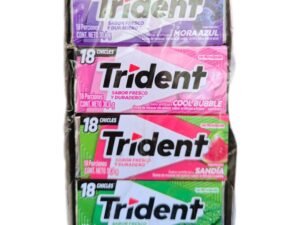 CHICLE TRIDENT AMERICANO SURTIDO X12 UND----