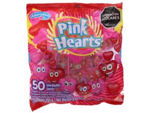 CHUPETA PINK HEARTS X 50UND (1964)