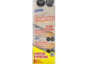 GALLETAS CRAKEÑAS CLUB INTEGRAL X 10UND (12367)
