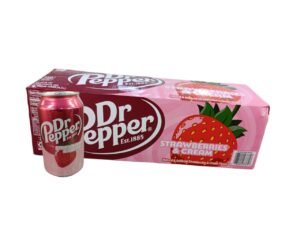 GASEOSA DR PEPPER STRAWBERRY 355ML CAJA X 12UND (360)