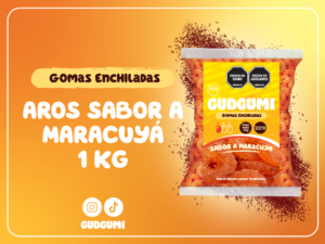 GOMAS ENCHILADAS GUDGUMI SABOR MARACUYA1KG